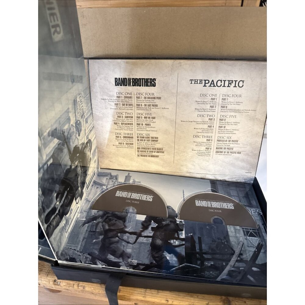 Band of Brothers / the Pacific Tom Hanks And Steven Spielberg DVD Box Set - Picture 7 of 16